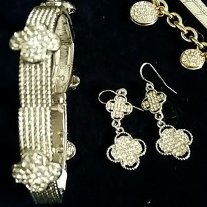 Costume bracelets and earrings